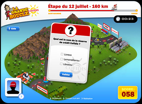 Question du quizz