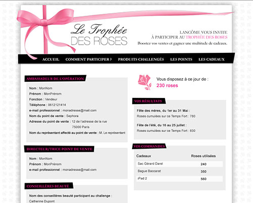 Compte utilisateur