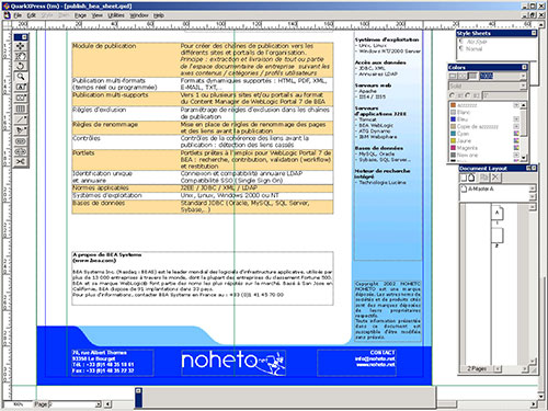 Datasheet produit A4