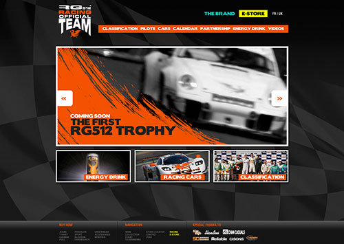 Site Racing - Accueil