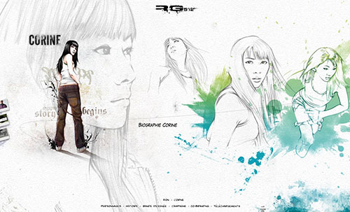 Personnage BD féminin