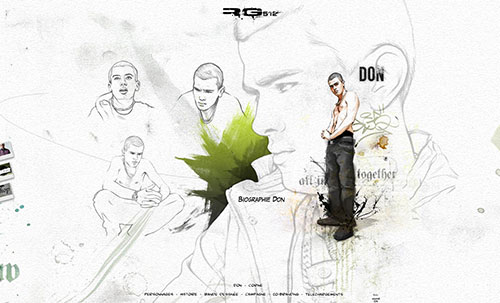 Personnage BD masculin